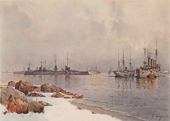 Репродукция рисунка А.Ганзена