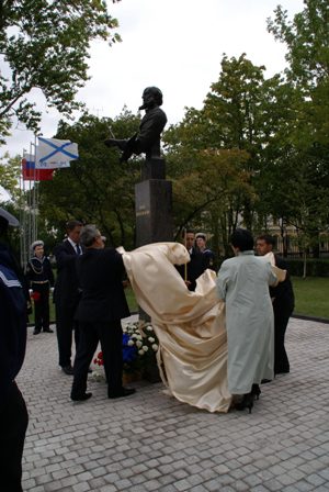 Открытие памятника И.К. Айвазовскому в Кронштадте